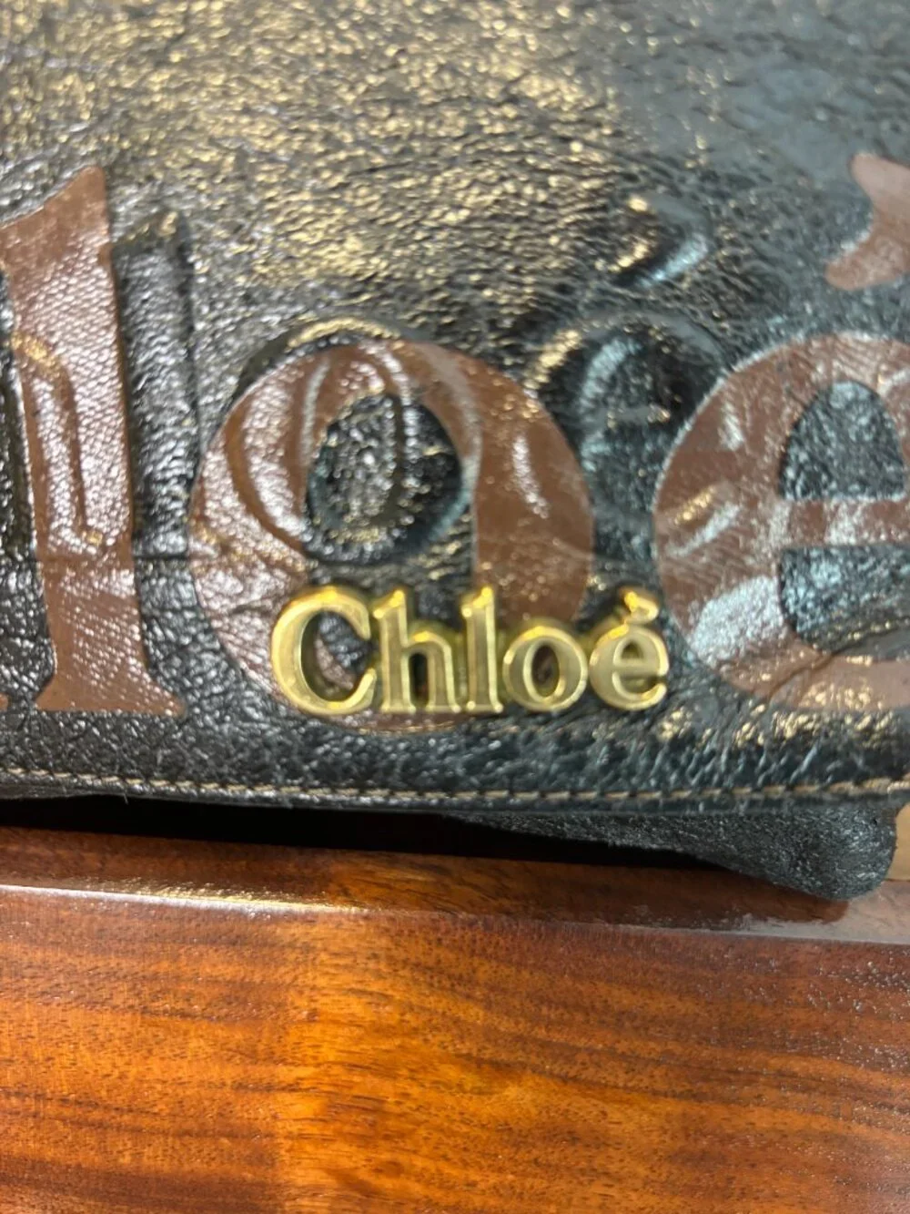 Authentic Vintage Chloé Eclipse Hobo Bag Black Leather (With Receipts)